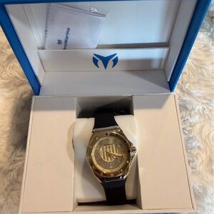 Gold and Black Technomarine Watch